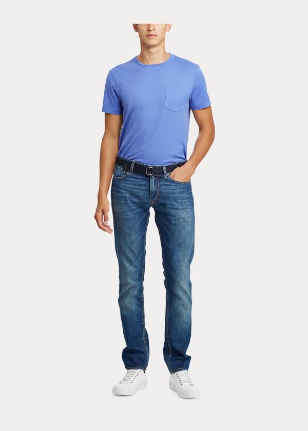 Jeans Ralph Lauren Hombre Azules - Slim Fit - AHIJC6759